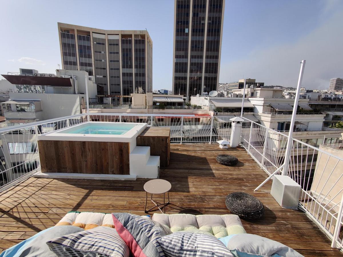 Unique Solar Penthouse With Jacuzzi And Sauna In Central Атина Екстериор снимка