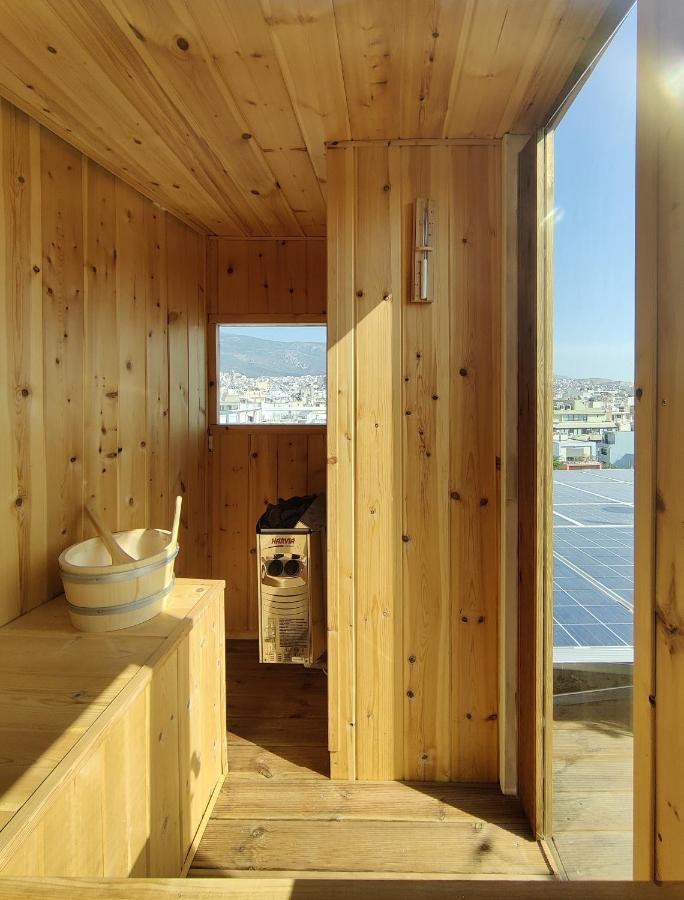 Unique Solar Penthouse With Jacuzzi And Sauna In Central Атина Екстериор снимка